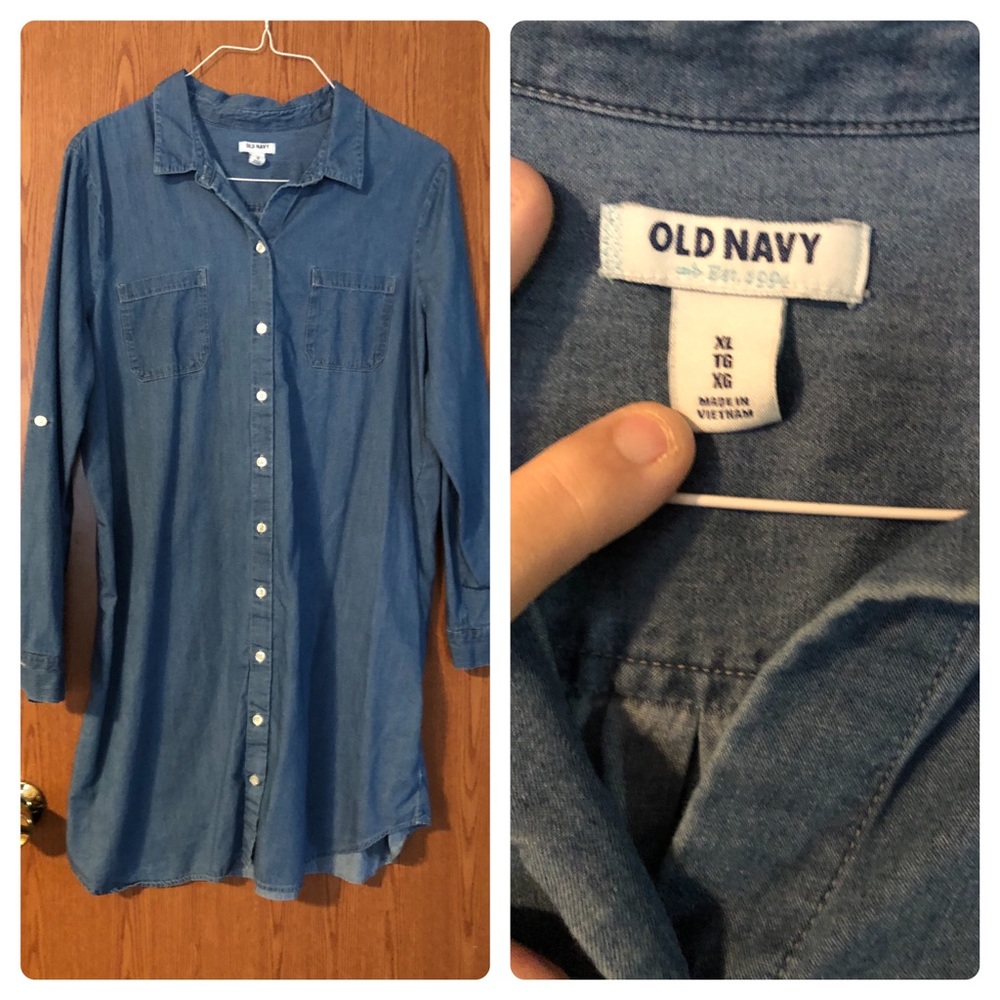 Denim Shirt Dress